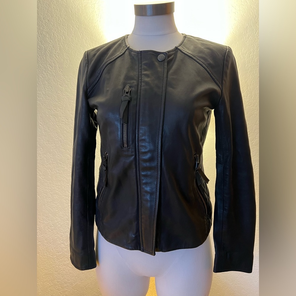 Madewell leather jacket